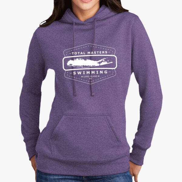 Ladies Core Fleece Pullover Hooded Sweatshirt Thumbnail